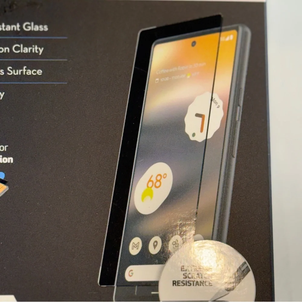 🆕 DuraGlass Tempered Glass Screen Protector – Google Pixel 6a | New in Box 📱